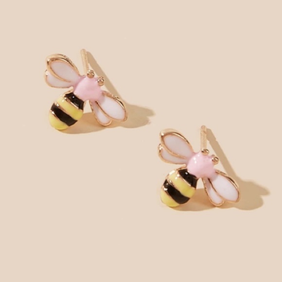 Anthropologie Jewelry - Adorable Bumble Bee Stud Earrings